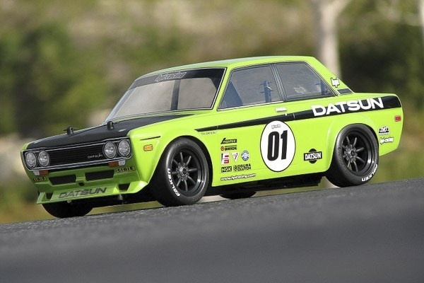 Datsun 510 Body (Wb225Mm.F0/R3Mm) | LEKSAKER, BARN- & BABYPRODUKTER - Radiostyrt - Reservdelar & Extra Tillbehör - HPI - Karosser & Tillbehör - Onroad karosser (Genomskinlig) | GameStuff