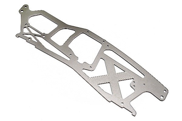 Main Chassis 2.5Mm (Savage X/Grey/Right | LEKSAKER, BARN- & BABYPRODUKTER - Radiostyrt - Reservdelar & Extra Tillbehör - HPI - Reservdelar & Tuning - Chassidelar | GameStuff