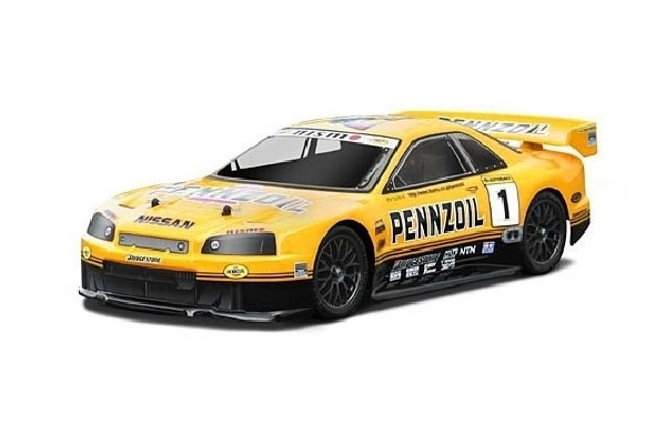 Nissan Skyline R34 Gt-R Gt Body (200Mm) i gruppen LEKSAKER, BARN- & BABYPRODUKTER / Radiostyrt / Reservdelar & Extra Tillbehör / HPI / Karosser & Tillbehör / Onroad karosser (Genomskinlig) hos TP E-commerce Nordic AB (A03487)