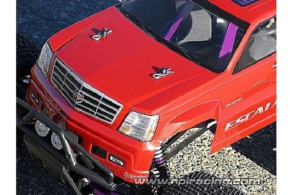 Cadillac Escalade Body (Savage/200Mm/Wb255Mm) i gruppen LEKSAKER, BARN- & BABYPRODUKTER / Radiostyrt / Reservdelar & Extra Tillbehör / HPI / Karosser & Tillbehör / Offroad karosser (Genomskinlig) hos TP E-commerce Nordic AB (A03490)