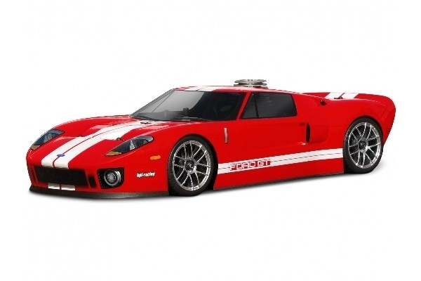 Ford Gt Body (200Mm/Wb255Mm) | LEKSAKER, BARN- & BABYPRODUKTER - Radiostyrt - Reservdelar & Extra Tillbehör - HPI - Karosser & Tillbehör - Onroad karosser (Genomskinlig) | GameStuff