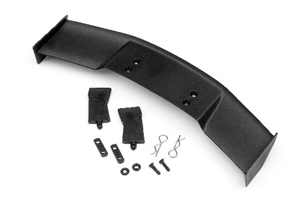 Gt Wing Set (Type D/10Th Scale/Black) | LEKSAKER, BARN- & BABYPRODUKTER - Radiostyrt - Reservdelar & Extra Tillbehör - HPI - Karosser & Tillbehör - Vingar | GameStuff