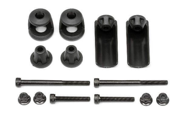 Front Shock Mounting Set i gruppen LEKSAKER, BARN- & BABYPRODUKTER / Radiostyrt / Reservdelar & Extra Tillbehör / HPI / Reservdelar & Tuning / Stötdämpare hos TP E-commerce Nordic AB (A03727)