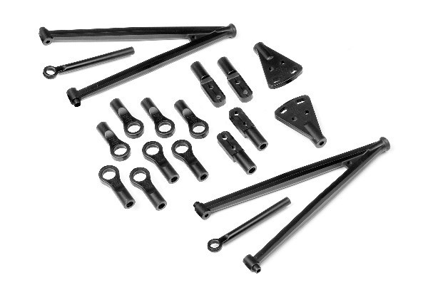 Rod End Set 113Mm (Wheely King) | LEKSAKER, BARN- & BABYPRODUKTER - Radiostyrt - Reservdelar & Extra Tillbehör - HPI - Reservdelar & Tuning - Stötdämpare | GameStuff