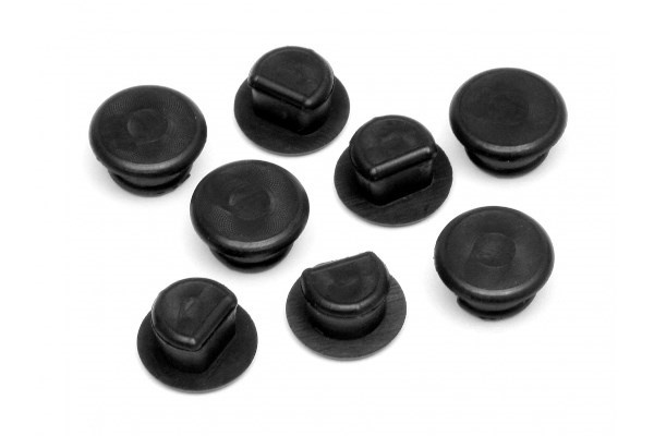 Rubber Cap 6X5Mm (8Pcs) i gruppen LEKSAKER, BARN- & BABYPRODUKTER / Radiostyrt / Reservdelar & Extra Tillbehör / HPI / Reservdelar & Tuning / Stötdämpare hos TP E-commerce Nordic AB (A03944)