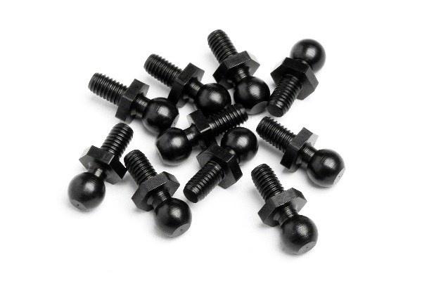 Ball Stud 4.8X12Mm (10Pcs) | LEKSAKER, BARN- & BABYPRODUKTER - Radiostyrt - Reservdelar & Extra Tillbehör - HPI - Skruvar/Fästen - Kulleder | GameStuff