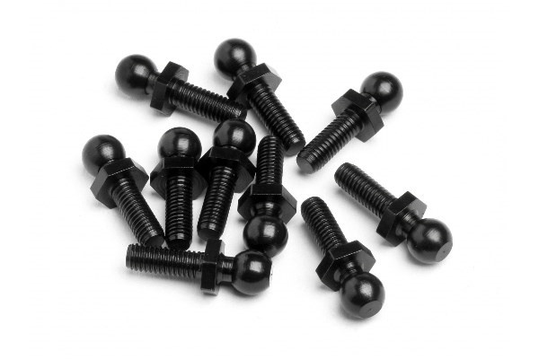 Ball Stud 4.8X15Mm (10Pcs) | LEKSAKER, BARN- & BABYPRODUKTER - Radiostyrt - Reservdelar & Extra Tillbehör - HPI - Skruvar/Fästen - Kulleder | GameStuff