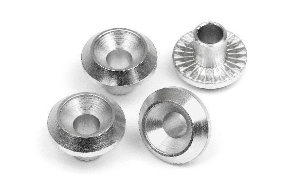 Wheel Washer (Silver/4Pcs) i gruppen LEKSAKER, BARN- & BABYPRODUKTER / Radiostyrt / Reservdelar & Extra Tillbehör / HPI / Skruvar/Fästen / Skivor hos TP E-commerce Nordic AB (A04045)