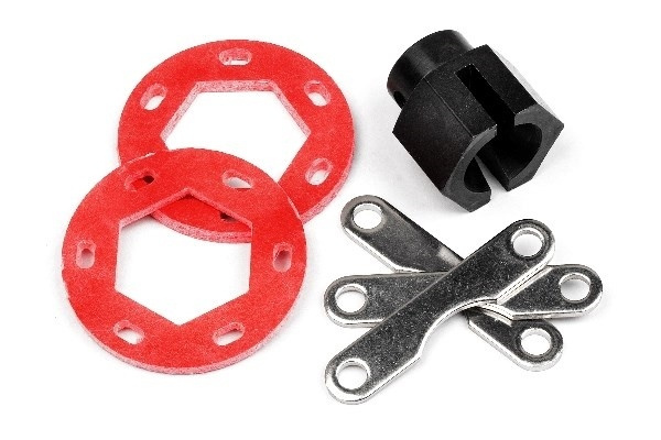 Fiberglass Dual Disk Brake Conversion Kit | LEKSAKER, BARN- & BABYPRODUKTER - Radiostyrt - Reservdelar & Extra Tillbehör - HPI - Reservdelar & Tuning - Drivlina | GameStuff