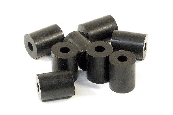 Rubber Tube 3 X 8 10Mm (Shaped/Black/8Pcs) i gruppen LEKSAKER, BARN- & BABYPRODUKTER / Radiostyrt / Reservdelar & Extra Tillbehör / HPI / Reservdelar & Tuning / Stötdämpare hos TP E-commerce Nordic AB (A04073)