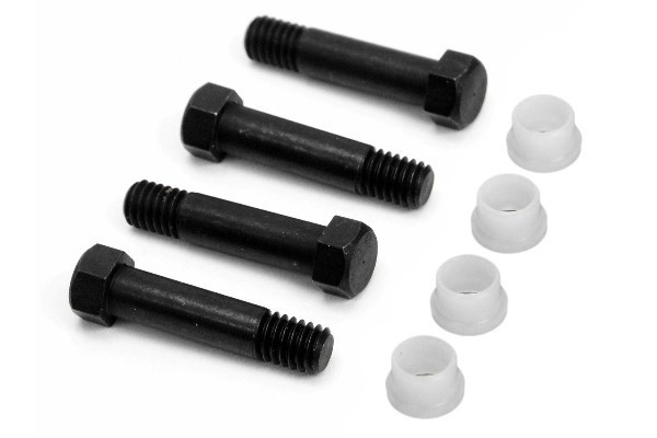 Bushing/Screw Set For Aluminium Upright | LEKSAKER, BARN- & BABYPRODUKTER - Radiostyrt - Reservdelar & Extra Tillbehör - HPI - Skruvar/Fästen - Diverse | GameStuff