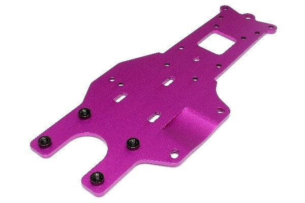 Rear Chassis Plate (Purple) i gruppen LEKSAKER, BARN- & BABYPRODUKTER / Radiostyrt / Reservdelar & Extra Tillbehör / HPI / Reservdelar & Tuning / Chassidelar hos TP E-commerce Nordic AB (A04107)