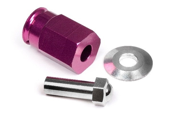 Aluminum Wide Hex Hub 12Mm (24Mm Wide/Purple) | LEKSAKER, BARN- & BABYPRODUKTER - Radiostyrt - Reservdelar & Extra Tillbehör - HPI - Reservdelar & Tuning - Drivlina | GameStuff