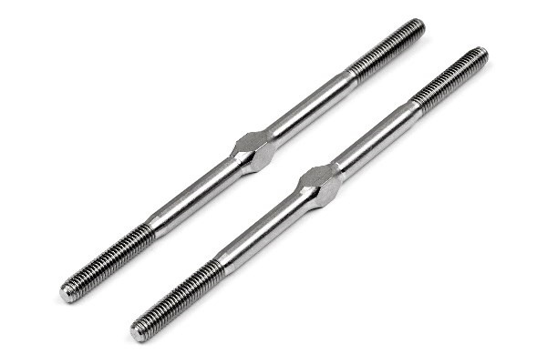 Titanium Turnbuckle M3X69Mm (2Pcs) | LEKSAKER, BARN- & BABYPRODUKTER - Radiostyrt - Reservdelar & Extra Tillbehör - HPI - Standarddelar & Tuning - Styrstag | GameStuff