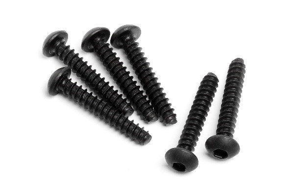 Tp. Button Head Screw M3X18Mm (6Pcs) i gruppen LEKSAKER, BARN- & BABYPRODUKTER / Radiostyrt / Reservdelar & Extra Tillbehör / HPI / Skruvar/Fästen / Skruvar hos TP E-commerce Nordic AB (A04220)