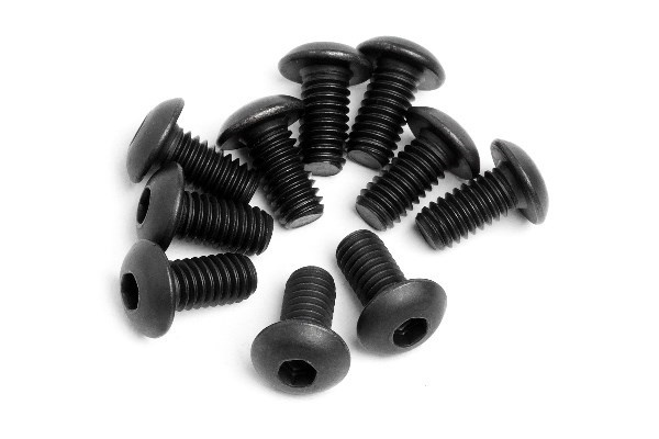 Button Head Screw M4X8Mm (10Pcs) | LEKSAKER, BARN- & BABYPRODUKTER - Radiostyrt - Reservdelar & Extra Tillbehör - HPI - Skruvar/Fästen - Skruvar | GameStuff