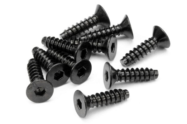 Tp Flat Head Screw M4X15Mm (Hex Socket/10Pcs) | LEKSAKER, BARN- & BABYPRODUKTER - Radiostyrt - Reservdelar & Extra Tillbehör - HPI - Skruvar/Fästen - Skruvar | GameStuff