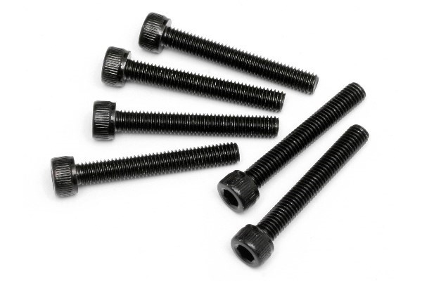 Cap Head Screw M5X35Mm (6Pcs) i gruppen LEKSAKER, BARN- & BABYPRODUKTER / Radiostyrt / Reservdelar & Extra Tillbehör / HPI / Skruvar/Fästen / Skruvar hos TP E-commerce Nordic AB (A04245)