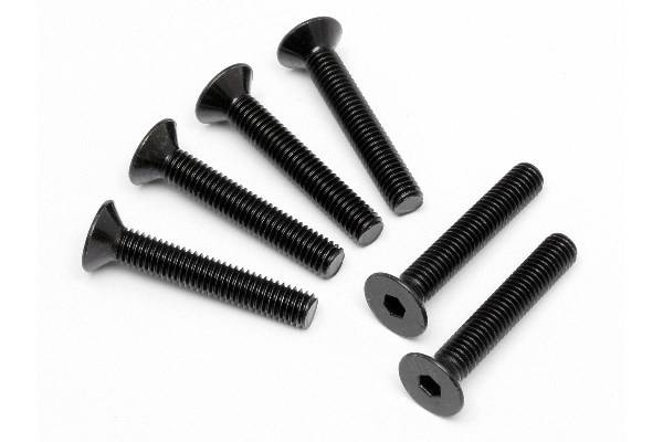Flat Head Screw M5X30Mm (Hex Socket/6Pcs) | LEKSAKER, BARN- & BABYPRODUKTER - Radiostyrt - Reservdelar & Extra Tillbehör - HPI - Skruvar/Fästen - Skruvar | GameStuff