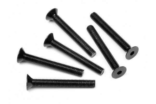 Flat Head Screw M5X40Mm (Hex Socket/6Pcs) | LEKSAKER, BARN- & BABYPRODUKTER - Radiostyrt - Reservdelar & Extra Tillbehör - HPI - Skruvar/Fästen - Skruvar | GameStuff