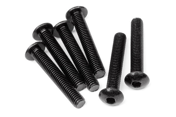 Button Head Screw M5X30Mm (Hex Socket/6Pcs) i gruppen LEKSAKER, BARN- & BABYPRODUKTER / Radiostyrt / Reservdelar & Extra Tillbehör / HPI / Skruvar/Fästen / Skruvar hos TP E-commerce Nordic AB (A04252)