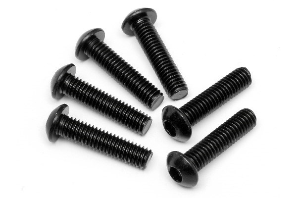 Button Head Screw M6X25Mm (Hex Socket/6Pcs) | LEKSAKER, BARN- & BABYPRODUKTER - Radiostyrt - Reservdelar & Extra Tillbehör - HPI - Skruvar/Fästen - Skruvar | GameStuff