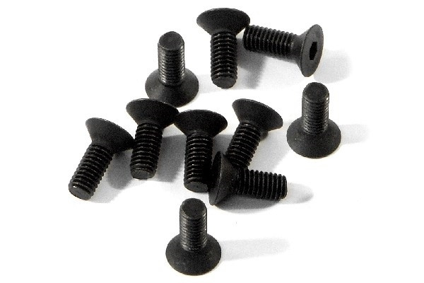 Flat Head Screw M3X8Mm (Hex Socket/10Pcs) i gruppen LEKSAKER, BARN- & BABYPRODUKTER / Radiostyrt / Reservdelar & Extra Tillbehör / HPI / Skruvar/Fästen / Skruvar hos TP E-commerce Nordic AB (A04345)