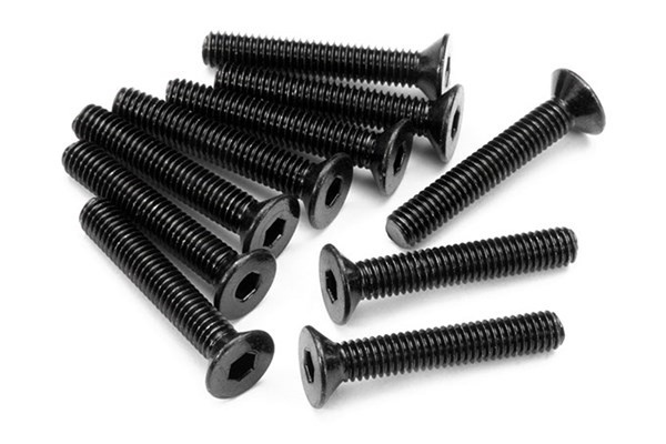 Flat Head Screw M3X18Mm (Hex Socket/10Pcs) | LEKSAKER, BARN- & BABYPRODUKTER - Radiostyrt - Reservdelar & Extra Tillbehör - HPI - Skruvar/Fästen - Skruvar | GameStuff