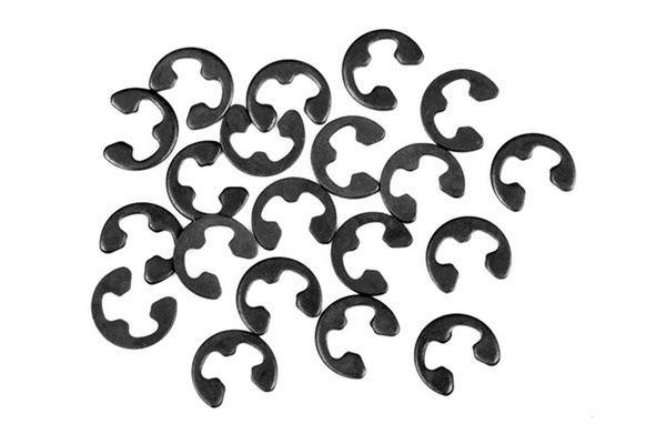 E-Clips E2Mm (20 Pcs) | LEKSAKER, BARN- & BABYPRODUKTER - Radiostyrt - Reservdelar & Extra Tillbehör - HPI - Skruvar/Fästen - Låsringar | GameStuff