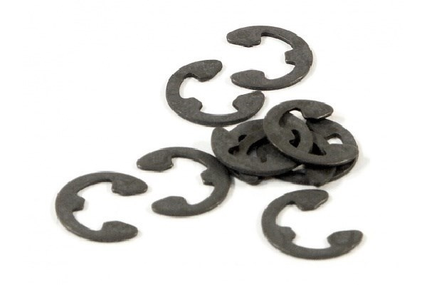 E Clip E5Mm (10Pcs) | LEKSAKER, BARN- & BABYPRODUKTER - Radiostyrt - Reservdelar & Extra Tillbehör - HPI - Skruvar/Fästen - Låsringar | GameStuff