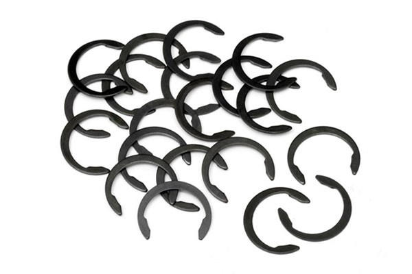 C Clip 10.5Mm (20Pcs) i gruppen LEKSAKER, BARN- & BABYPRODUKTER / Radiostyrt / Reservdelar & Extra Tillbehör / HPI / Skruvar/Fästen / Låsringar hos TP E-commerce Nordic AB (A04377)