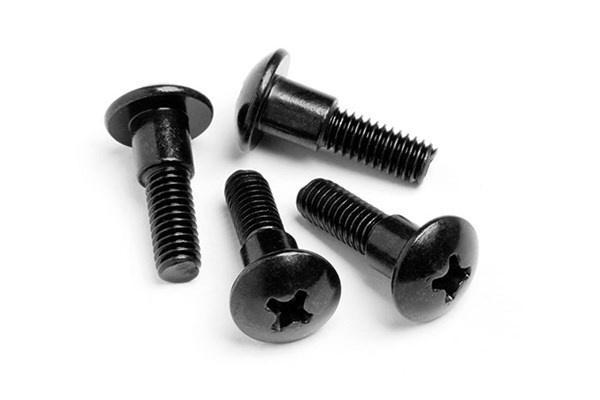 Step Screw M4X15Mm (4Pcs) i gruppen LEKSAKER, BARN- & BABYPRODUKTER / Radiostyrt / Reservdelar & Extra Tillbehör / HPI / Skruvar/Fästen / Skruvar hos TP E-commerce Nordic AB (A04383)