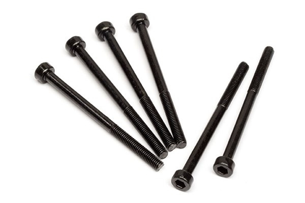 Cap Head Screw M3X42Mm (Black/6Pcs) | LEKSAKER, BARN- & BABYPRODUKTER - Radiostyrt - Reservdelar & Extra Tillbehör - HPI - Skruvar/Fästen - Skruvar | GameStuff