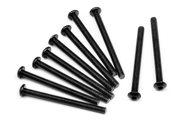 Button Head Screw M3X35Mm (Hex Socket/10Pcs) i gruppen LEKSAKER, BARN- & BABYPRODUKTER / Radiostyrt / Reservdelar & Extra Tillbehör / HPI / Skruvar/Fästen / Skruvar hos TP E-commerce Nordic AB (A04401)