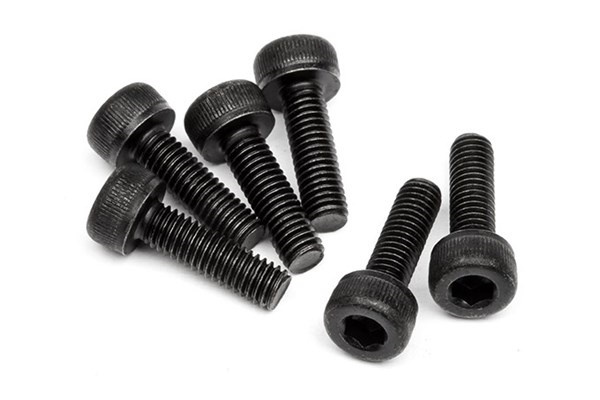 Cap Head Screw M3 X 10Mm (6Pcs) i gruppen LEKSAKER, BARN- & BABYPRODUKTER / Radiostyrt / Reservdelar & Extra Tillbehör / HPI / Skruvar/Fästen / Skruvar hos TP E-commerce Nordic AB (A04437)