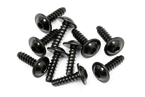 Tp. Flanged Screw M3X10Mm | LEKSAKER, BARN- & BABYPRODUKTER - Radiostyrt - Reservdelar & Extra Tillbehör - HPI - Skruvar/Fästen - Skruvar | GameStuff
