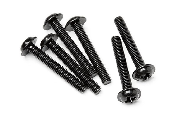 Flanged Screw M3X20Mm (6Pcs) | LEKSAKER, BARN- & BABYPRODUKTER - Radiostyrt - Reservdelar & Extra Tillbehör - HPI - Skruvar/Fästen - Skruvar | GameStuff