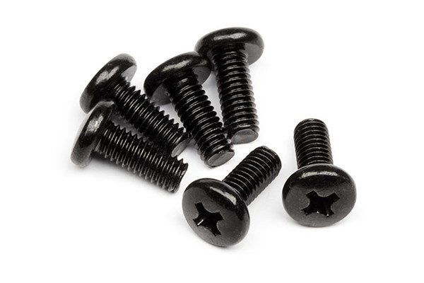 Binder Head Screw M4X10Mm (6Pcs) | LEKSAKER, BARN- & BABYPRODUKTER - Radiostyrt - Reservdelar & Extra Tillbehör - HPI - Skruvar/Fästen - Skruvar | GameStuff
