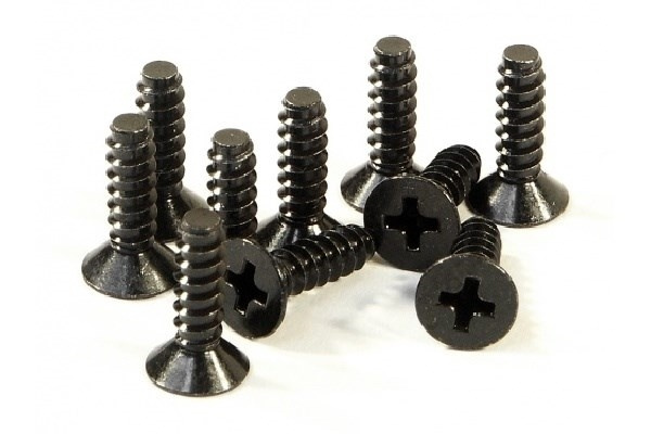 Tp. Flat Head Screw M4X15Mm (10Pcs) i gruppen LEKSAKER, BARN- & BABYPRODUKTER / Radiostyrt / Reservdelar & Extra Tillbehör / HPI / Skruvar/Fästen / Skruvar hos TP E-commerce Nordic AB (A04476)