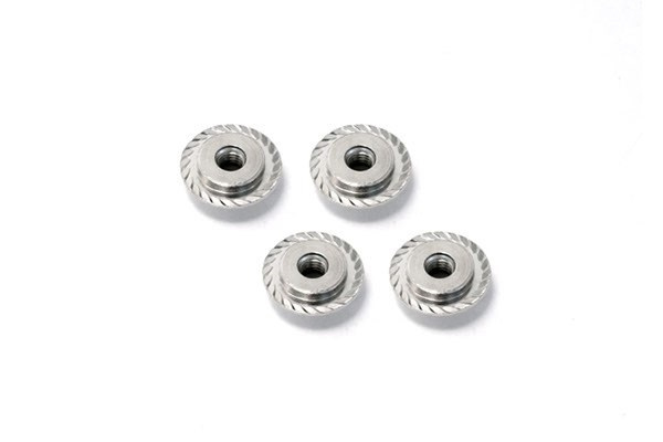 Flanged Lock Nut M5X8Mm (Silver/4Pcs) i gruppen LEKSAKER, BARN- & BABYPRODUKTER / Radiostyrt / Reservdelar & Extra Tillbehör / HPI / Skruvar/Fästen / Muttrar hos TP E-commerce Nordic AB (A04487)