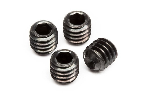 Set Screw M4X4Mm (4Pcs) | LEKSAKER, BARN- & BABYPRODUKTER - Radiostyrt - Reservdelar & Extra Tillbehör - HPI - Skruvar/Fästen - Skruvar | GameStuff
