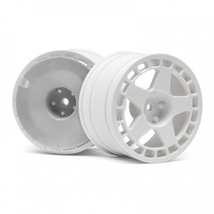 FIFTEEN52 TURBOMAC WHEEL WHITE (2.2/57X35MM/2PCS) i gruppen LEKSAKER, BARN- & BABYPRODUKTER / Radiostyrt / Reservdelar & Extra Tillbehör / HPI / Fälgar / Offroad hos TP E-commerce Nordic AB (A04564)