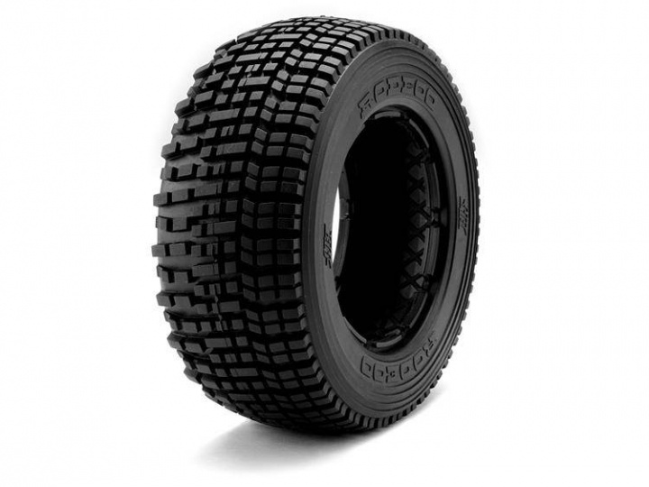 Rodeo Tire (White/Baja 5T/Front/2pcs) | LEKSAKER, BARN- & BABYPRODUKTER - Radiostyrt - Reservdelar & Extra Tillbehör - HPI - Reservdelar & Tuning - Fjädring | GameStuff