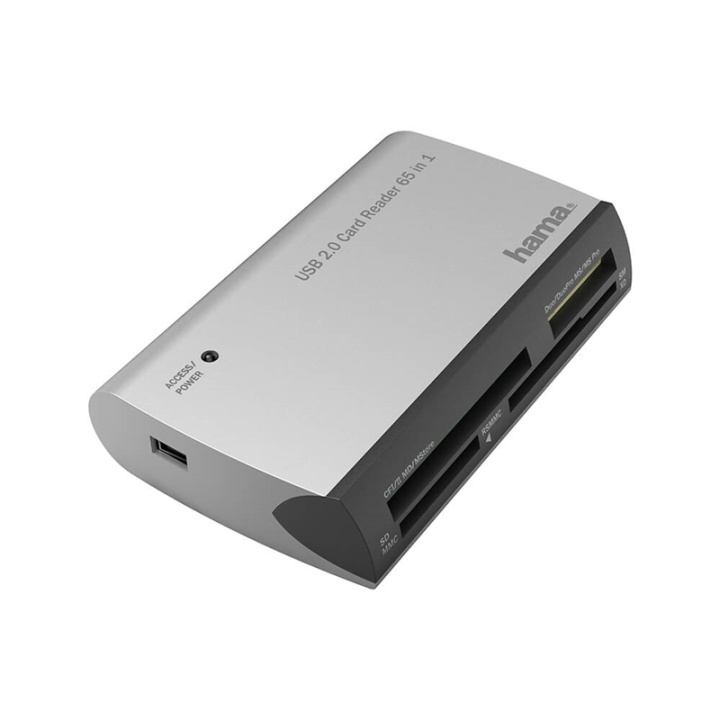 HAMA Kortläsare USB-A 2.0 i gruppen HEMELEKTRONIK / Lagringsmedia / Minneskortläsare hos TP E-commerce Nordic AB (A04794)