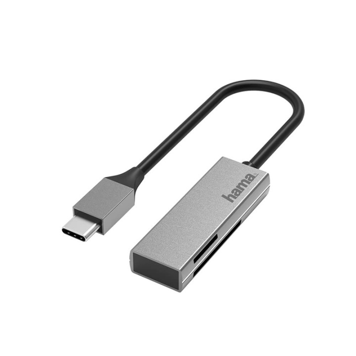 HAMA Kortläsare USB-C 3.0 i gruppen HEMELEKTRONIK / Lagringsmedia / Minneskortläsare hos TP E-commerce Nordic AB (A04795)