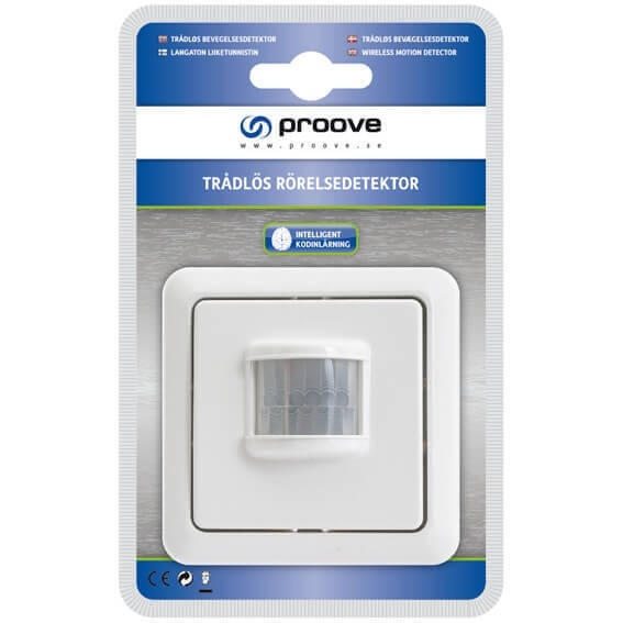 Proove Rörelsesensor Trådlös i gruppen HEM, HUSHÅLL & TRÄDGÅRD / Larm & Säkerhet / Rörelsesensorer hos TP E-commerce Nordic AB (A04847)