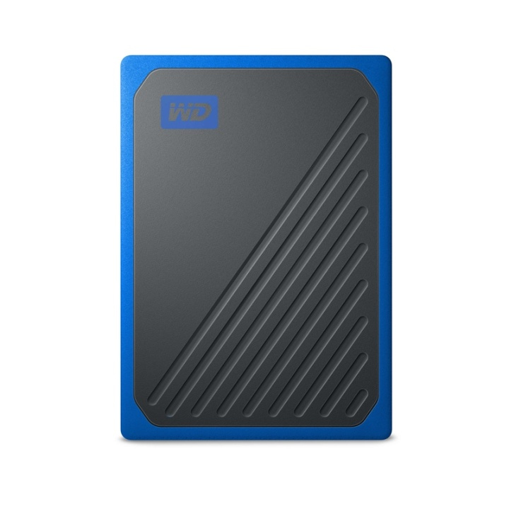 WD My Passport GO SSD 1TB Svart/Blå i gruppen DATORER & KRINGUTRUSTNING / Datorkomponenter / Hårddiskar / SSD hos TP E-commerce Nordic AB (A05010)