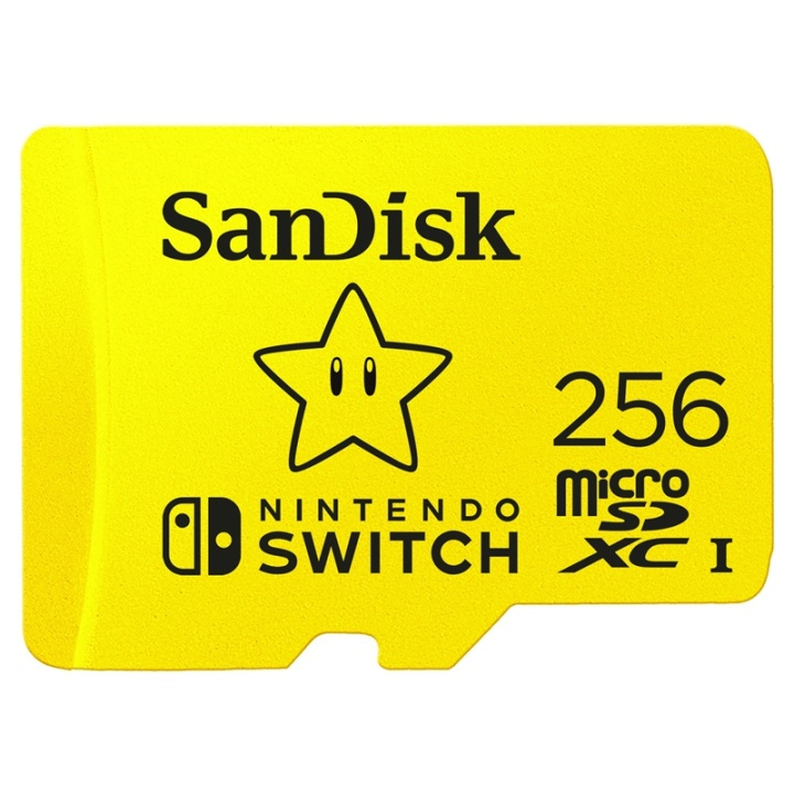 SANDISK MicroSDXC Nintendo Switch 256GB UHS-I,100/90 i gruppen HEMELEKTRONIK / Lagringsmedia / Minneskort / Micro SD/HC/XC hos TP E-commerce Nordic AB (A05023)