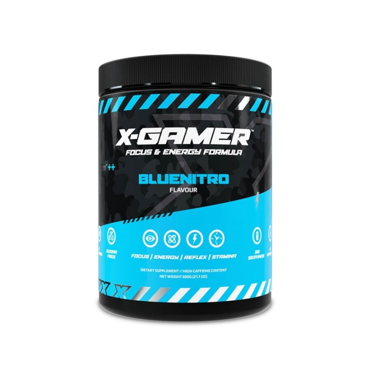 X-GAMER X-Tubz Bluenitro 600g i gruppen DATORER & KRINGUTRUSTNING / Gaming / Energidryck för Gamers hos TP E-commerce Nordic AB (A05028)