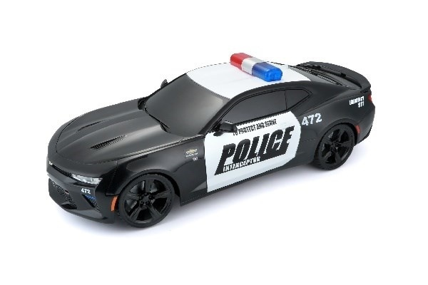 Police Car-Chevrolet Camaro R/C 1:14 27/40Mhz i gruppen LEKSAKER, BARN- & BABYPRODUKTER / Radiostyrt / Radiostyrda bilar hos TP E-commerce Nordic AB (A05073)